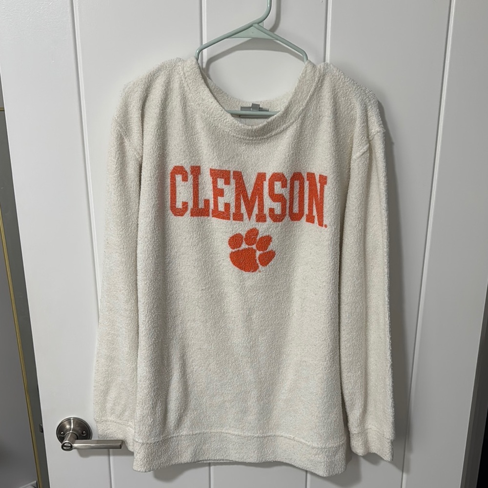 Clemson Women's Cream Sweater